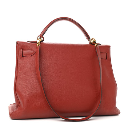 Hermes Togo Kelly Retourne 40 Rouge Venetian 3 of 17