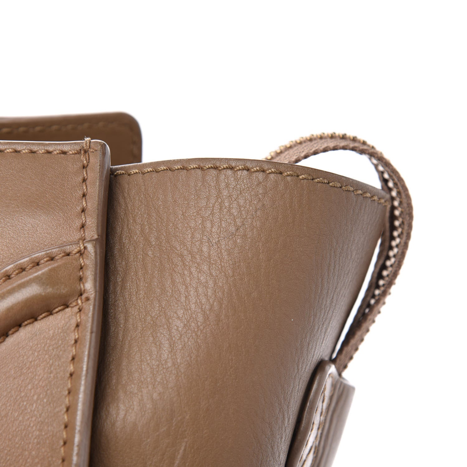 Celine Smooth Calfskin Mini Luggage Camel 16 of 17