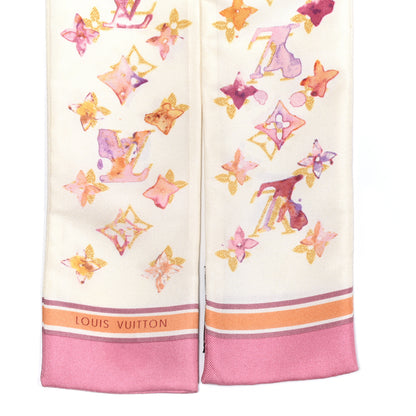 Louis Vuitton Silk Watercolor Aquarelle Bandeau White 2 of 4