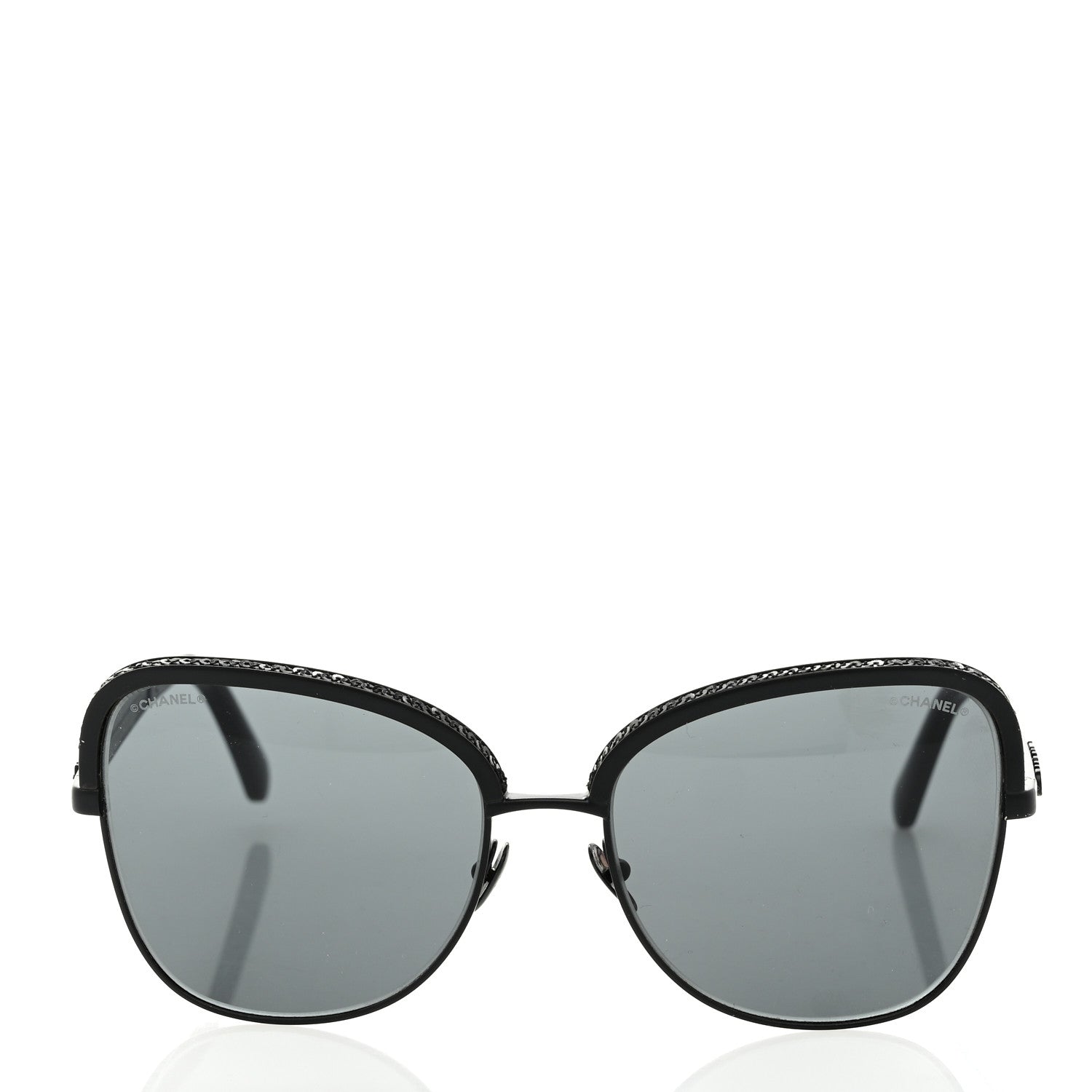 Chanel Square Frame Sequin Sunglasses 4270 Black 2 of 8