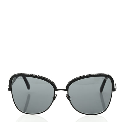 Chanel Square Frame Sequin Sunglasses 4270 Black 2 of 8