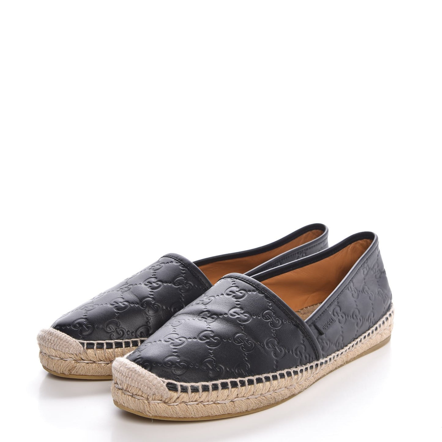 Guccissima Signature Espadrilles 41.5 Black