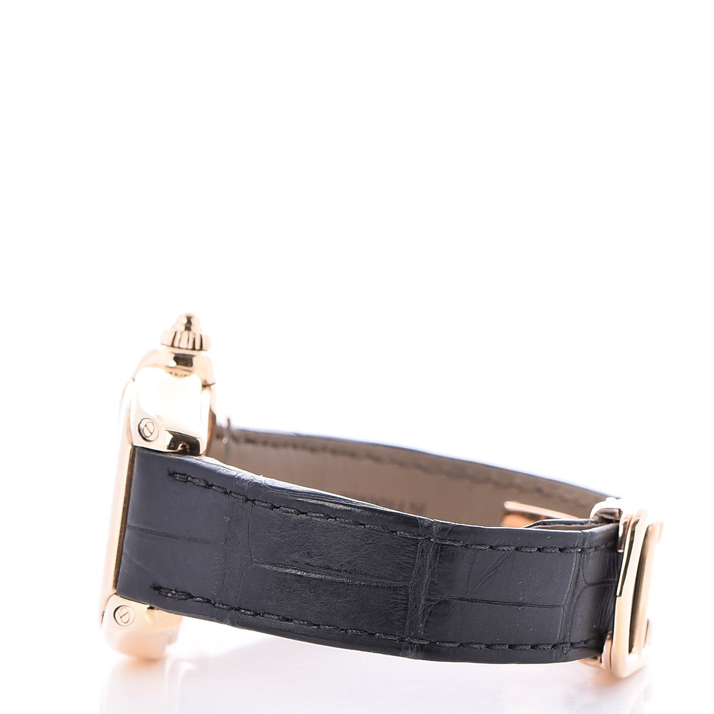 18K Yellow Gold Alligator 31mm Roadster Quartz Watch