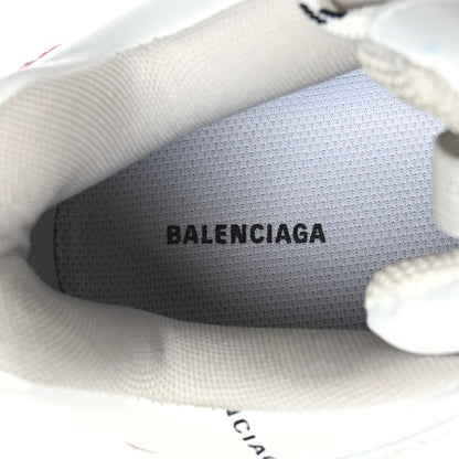 Balenciaga Technical Fabric Allover Logo Mens Triple S Sneakers 46 White Black Pink 7 of 8