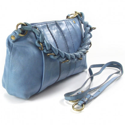 Chloe Leather Small Heloise Satchel Baby Blue 3 of 11