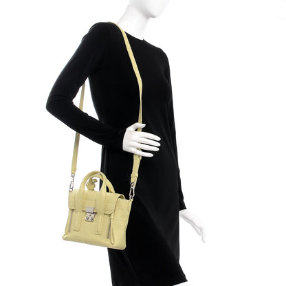 3.1 Phillip Lim 3.1 Textured Calfskin Mini Pashli Satchel Citron 3 of 14