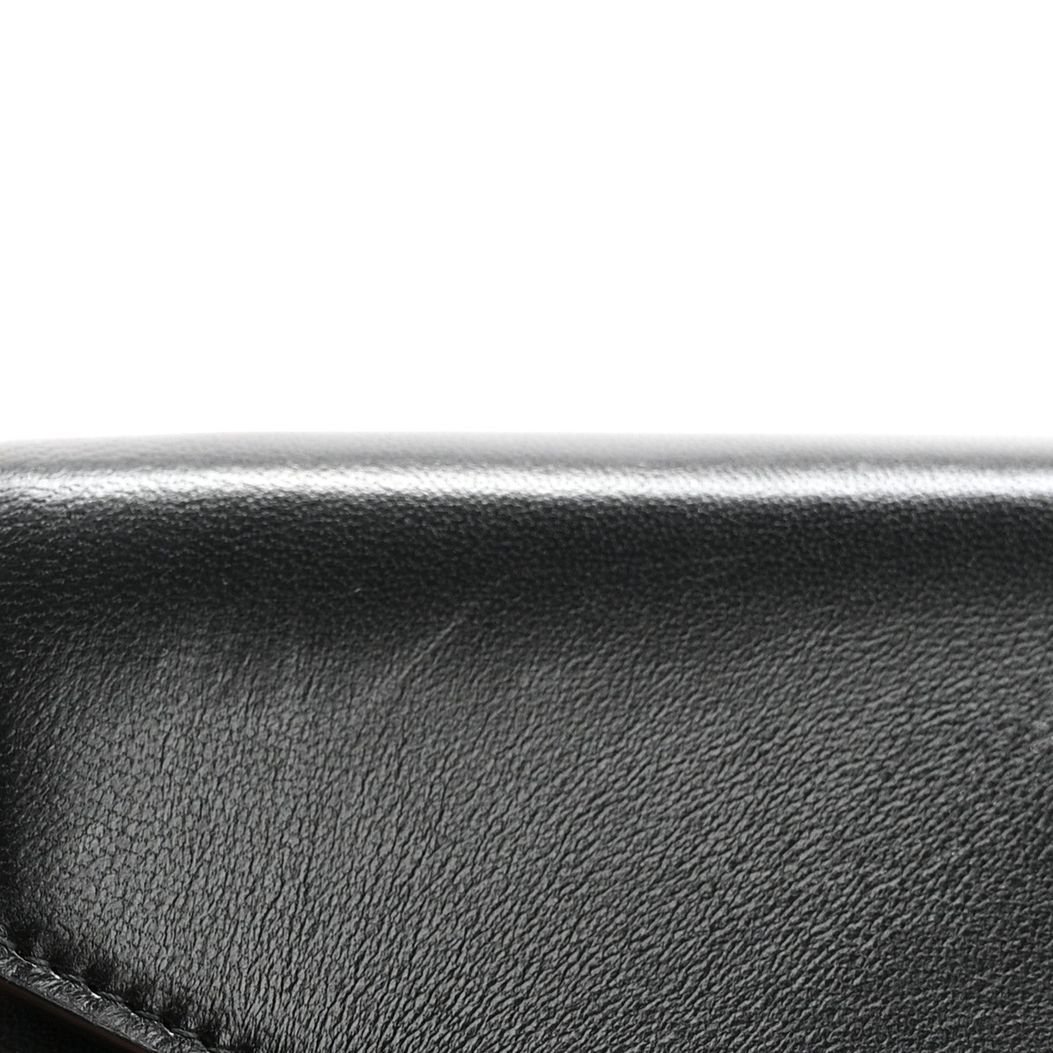 Saint Laurent Smooth Calfskin Nappa Monogram Chain Wallet Black 12 of 13