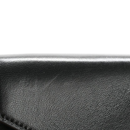 Saint Laurent Smooth Calfskin Nappa Monogram Chain Wallet Black 12 of 13