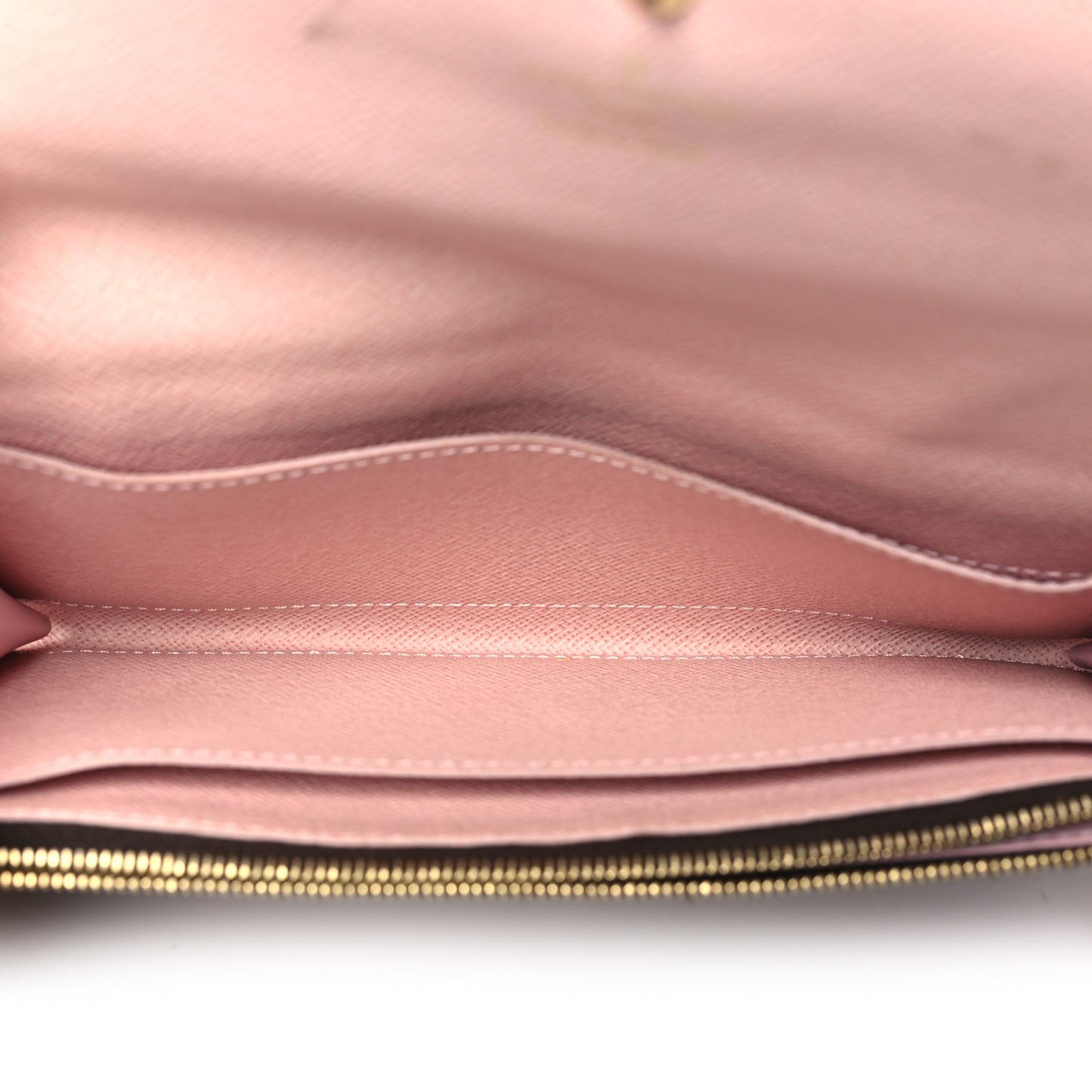 Damier Ebene Caissa Wallet Rose Ballerine