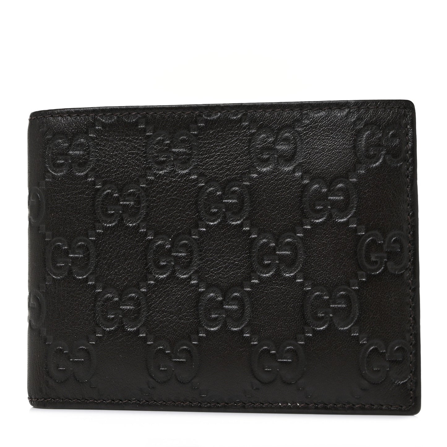 Guccissima Bi-Fold ID Wallet Black