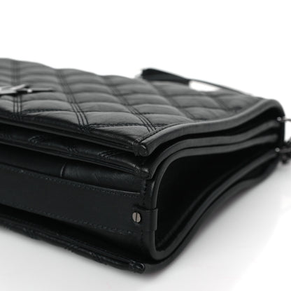 Saint Laurent Lambskin Quilted Small Becky Chain Bag Black 8 of 10