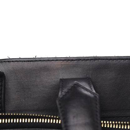 Fendi Nappa Crocodile Trapuntata Medium 2Jours Tote Black 12 of 16