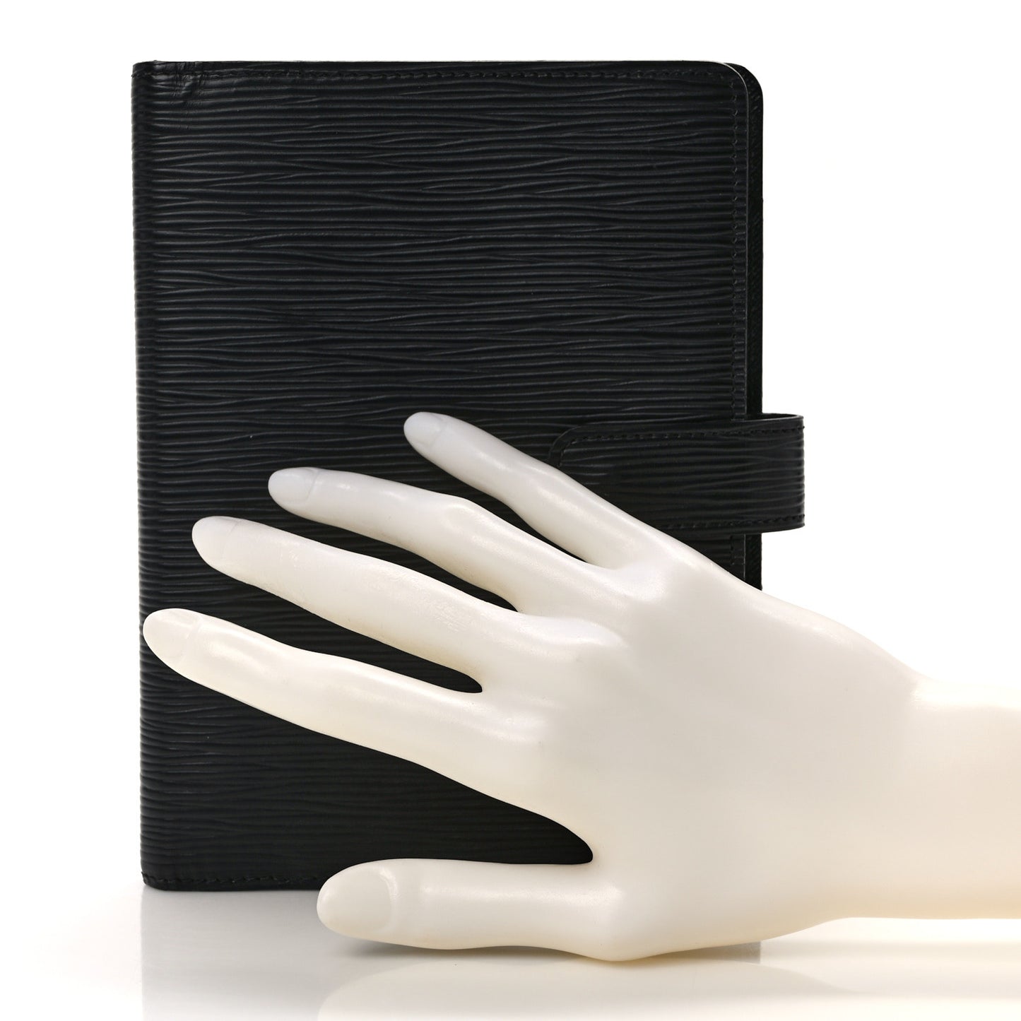 Epi Medium Ring Agenda Cover Black