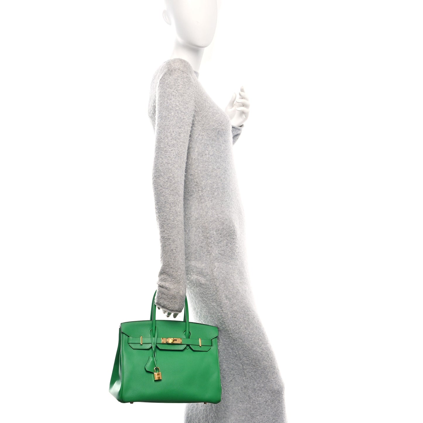 Epsom Birkin 30 Bambou