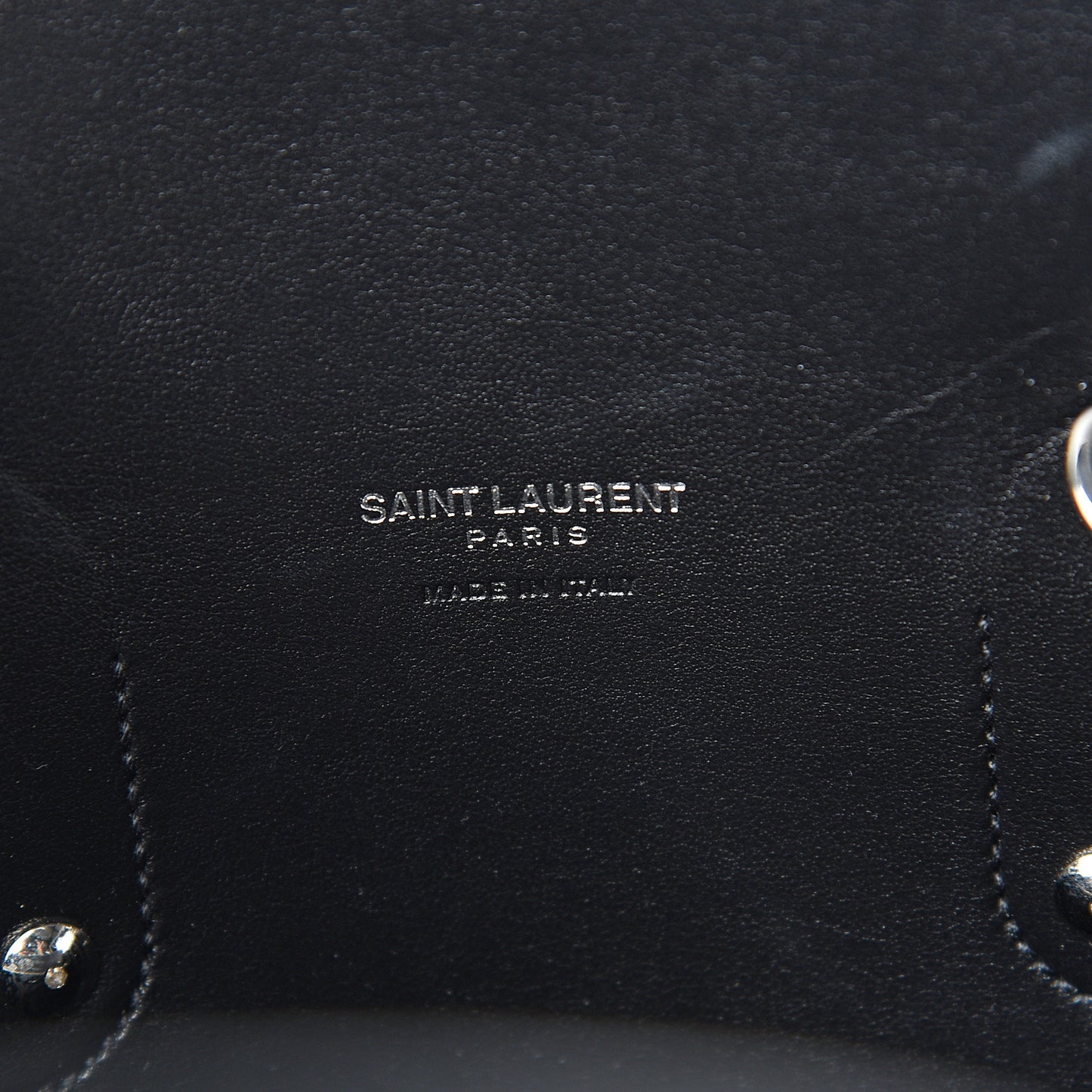 Grained Calfskin Topstitch Small Sac De Jour Black Porcelain