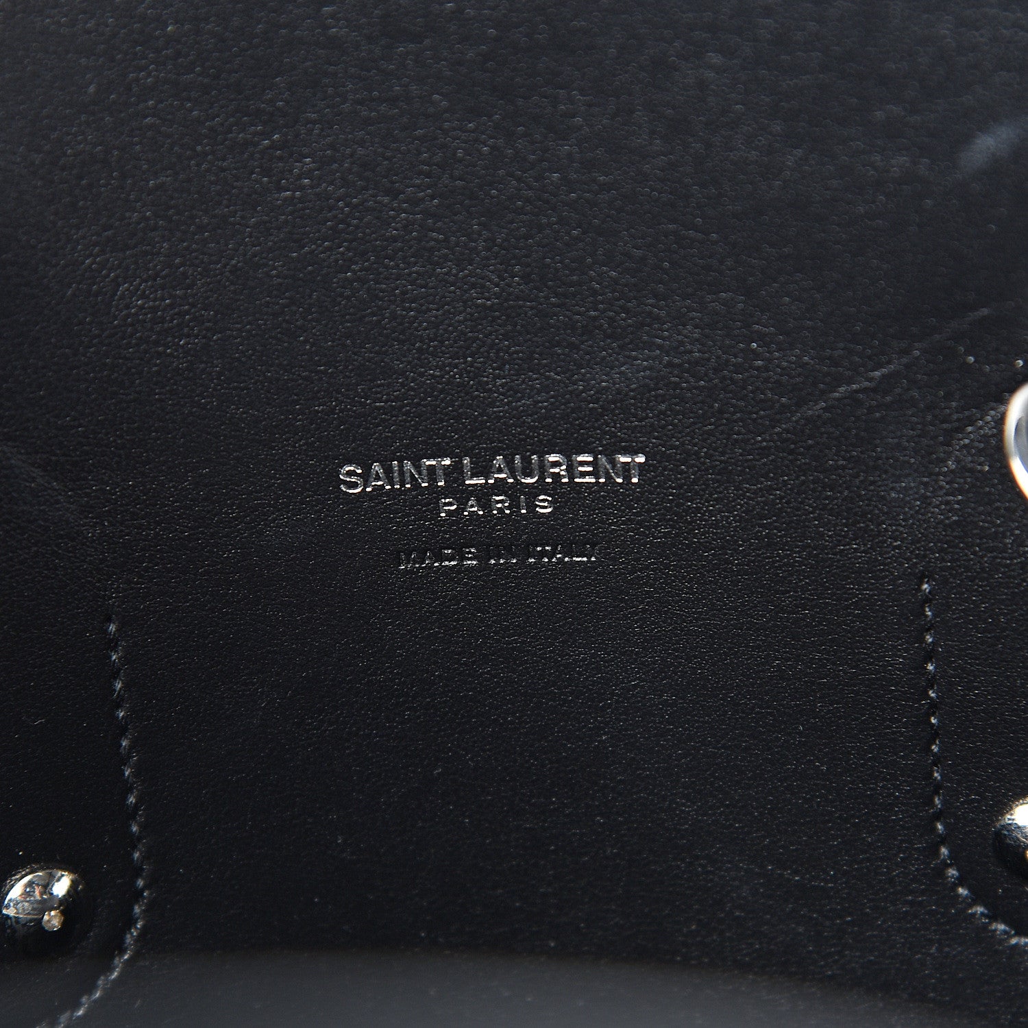 Saint Laurent Grained Calfskin Topstitch Small Sac De Jour Black Porcelain 5 of 8