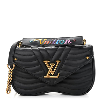 Louis Vuitton Calfskin New Wave Chain MM Black 1 of 11