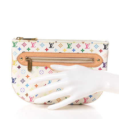 Louis Vuitton Monogram Multicolor Pochette Plate GM White 2 of 7