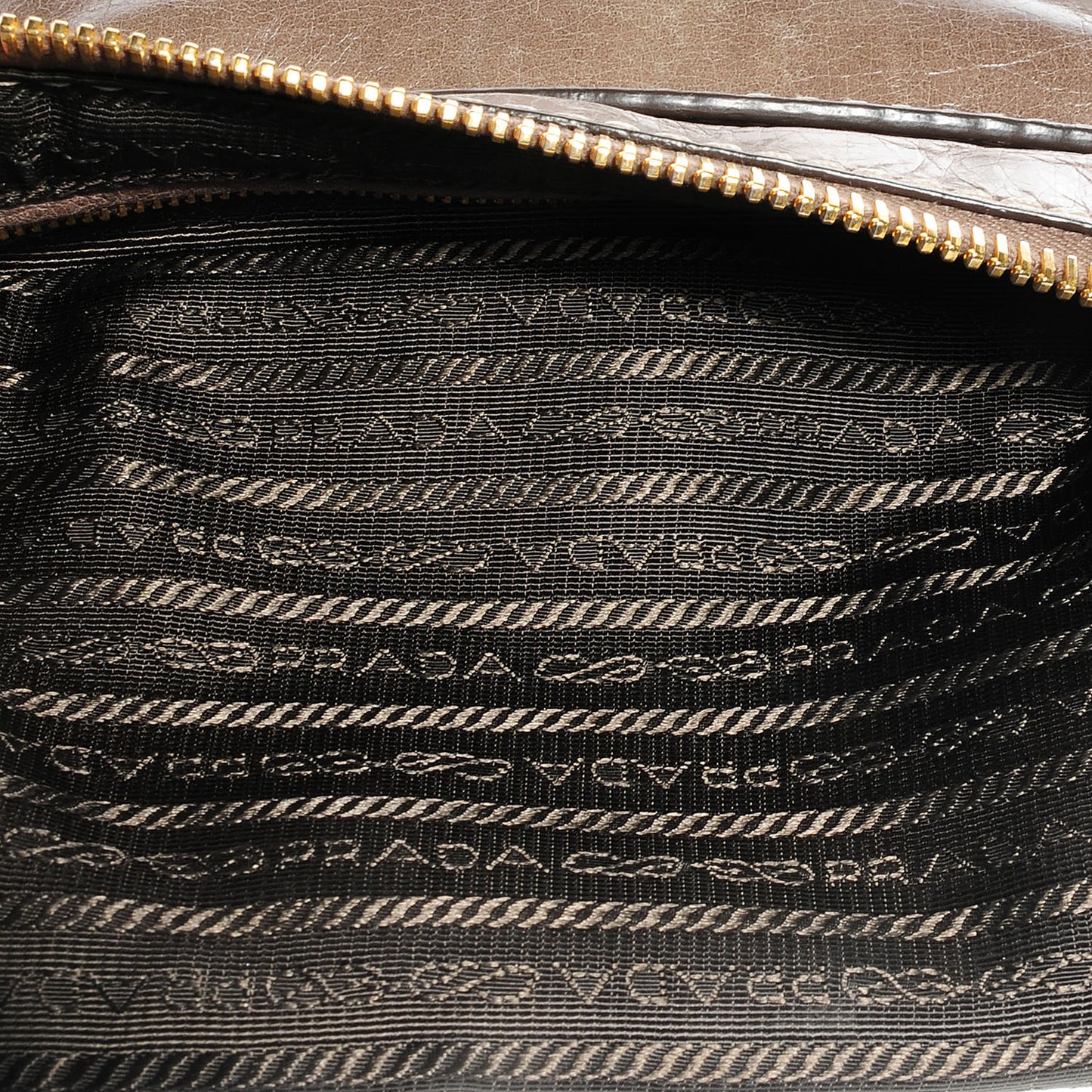 Vitello Shine Pochette Clutch Argilla