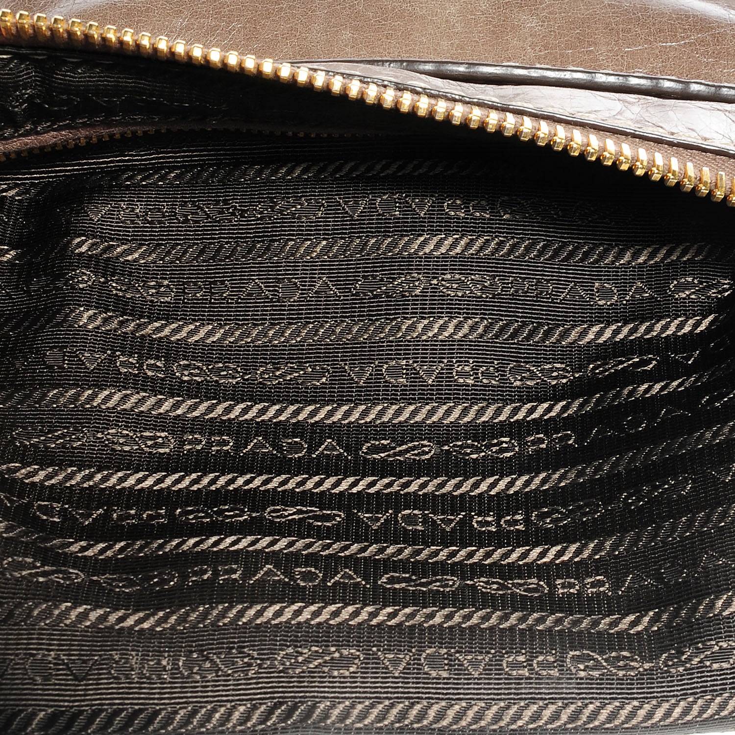 Prada Vitello Shine Pochette Clutch Argilla 7 of 10