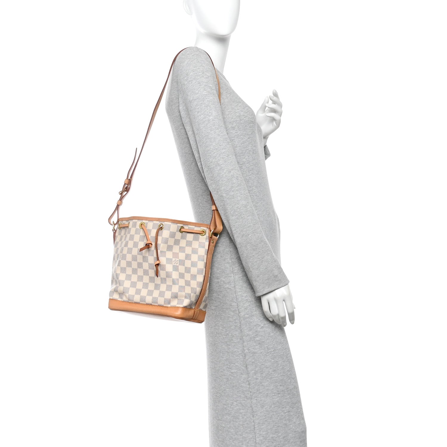 Louis Vuitton Damier Azur Noe BB 2 of 10