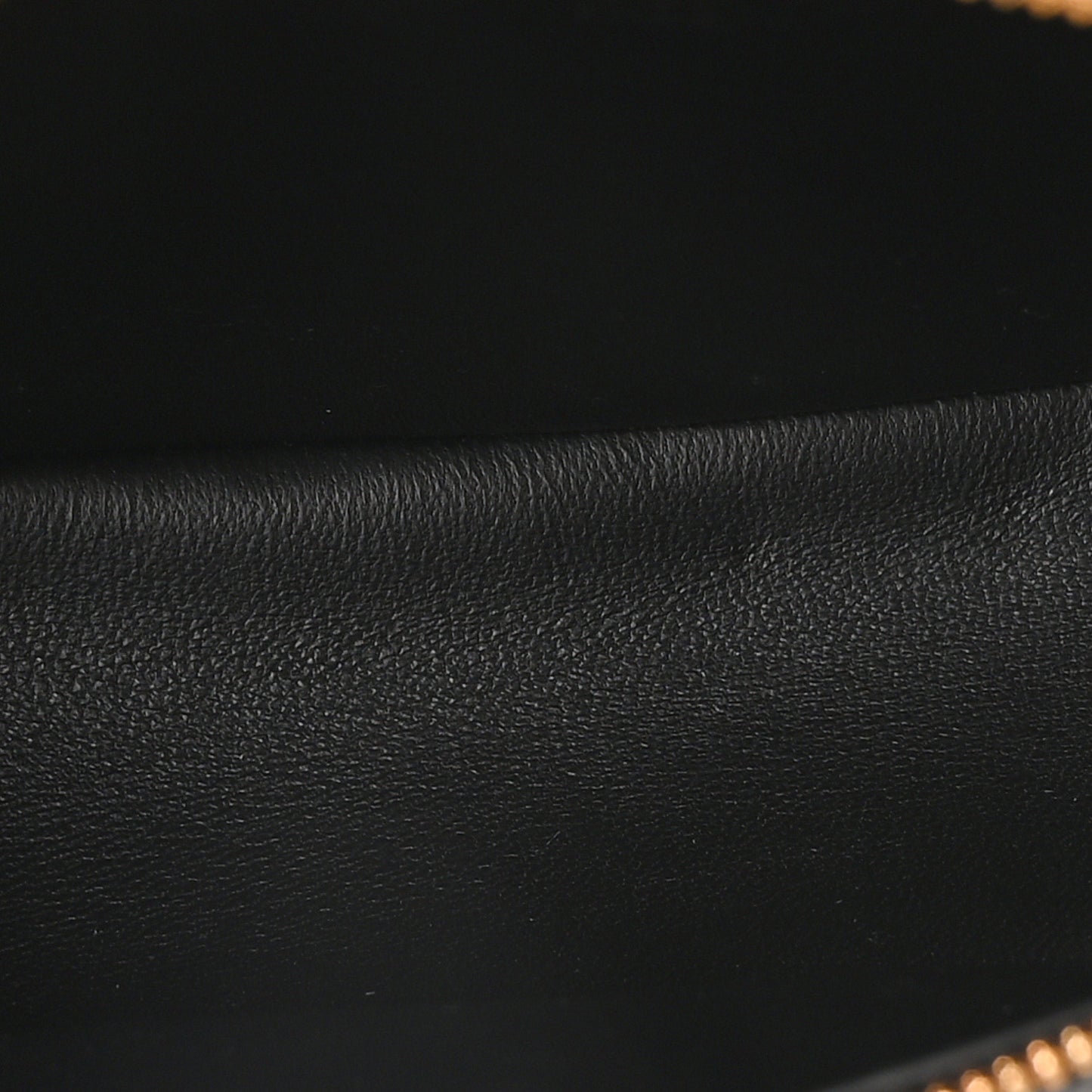 Grained Calfskin L19 Extra Pocket Pouch Black