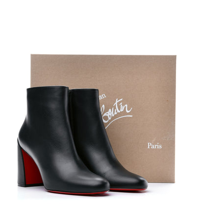 Christian Louboutin Calfskin Turela 85 Ankle Boots 39.5 Black 10 of 10