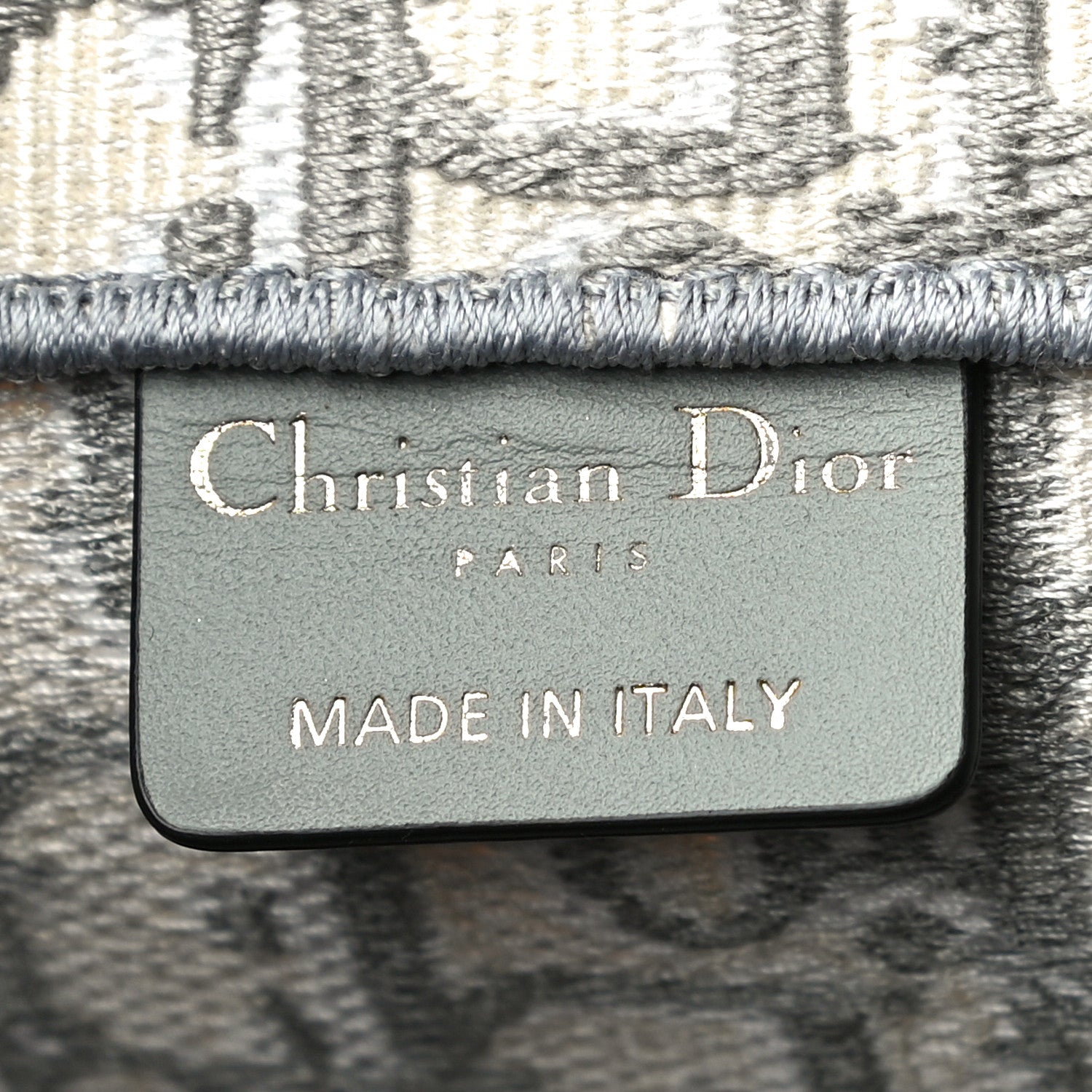 Christian Dior Oblique Medium Book Tote Grey 6 of 10