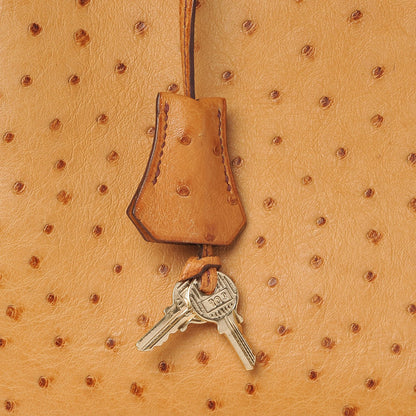 Hermes Ostrich Kelly Retourne 32 Gold 25 of 33
