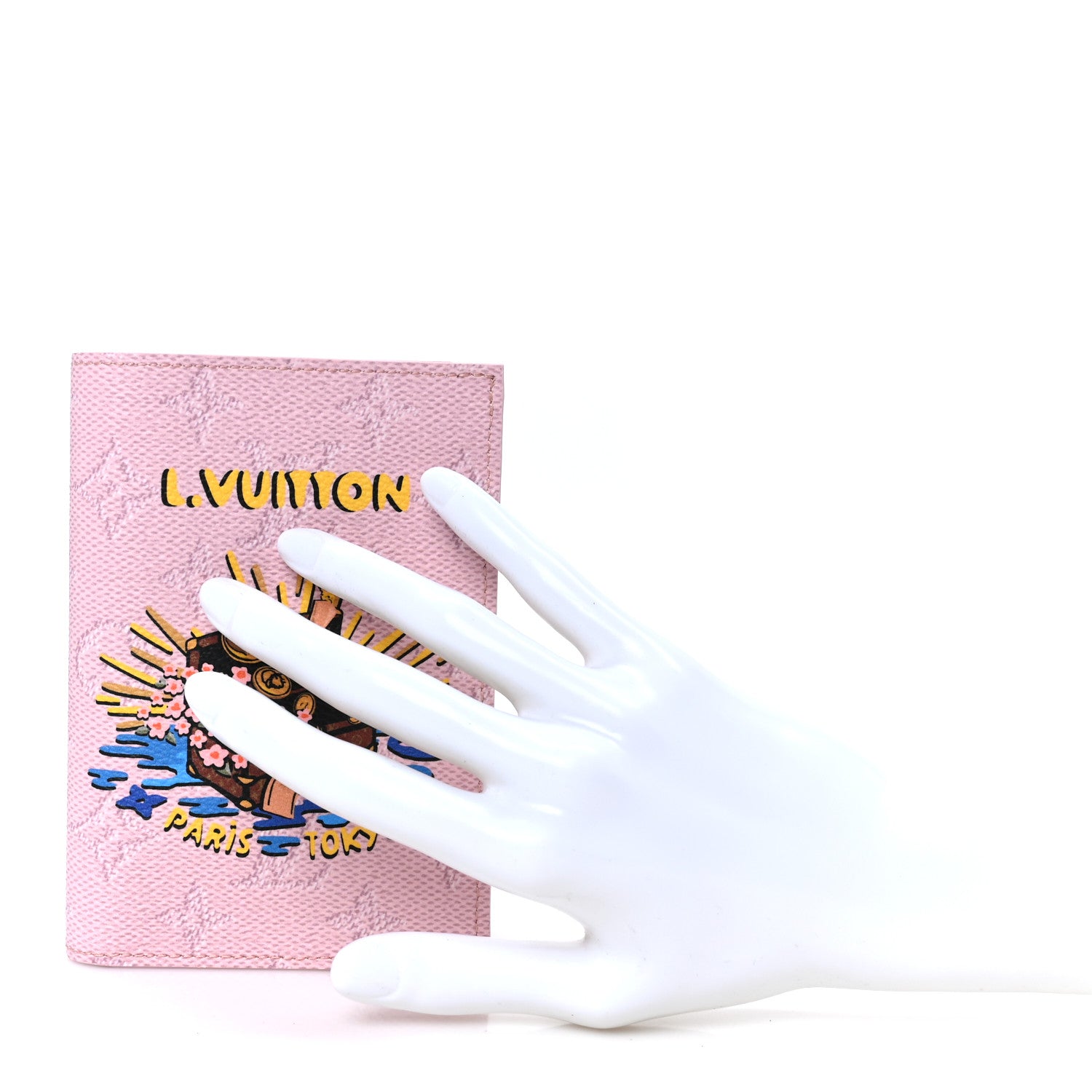 Louis Vuitton Monogram Paris Tokyo Pocket Organizer NM Pink 2 of 8