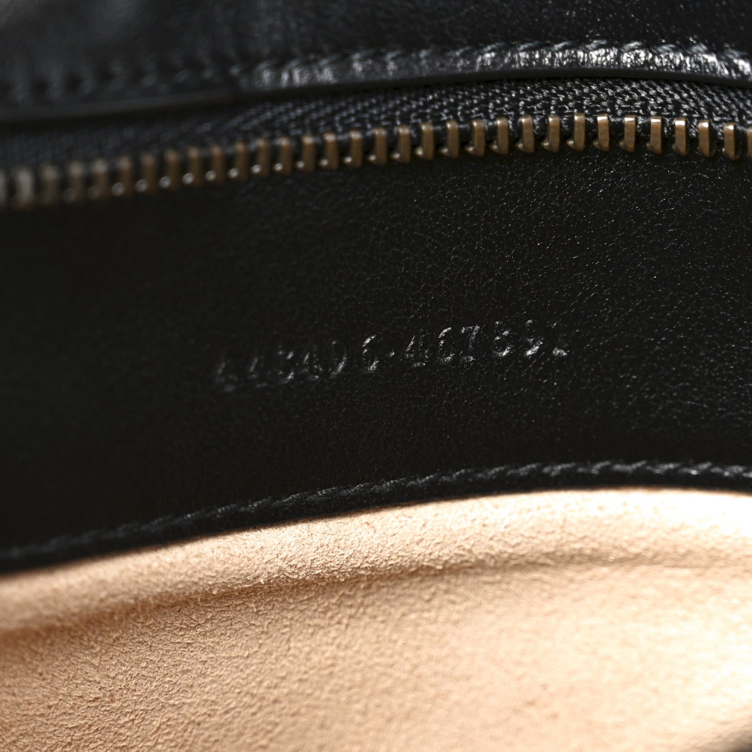 Gucci Calfskin Matelasse Medium GG Marmont Shoulder Bag Black 6 of 9