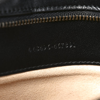 Gucci Calfskin Matelasse Medium GG Marmont Shoulder Bag Black 6 of 9