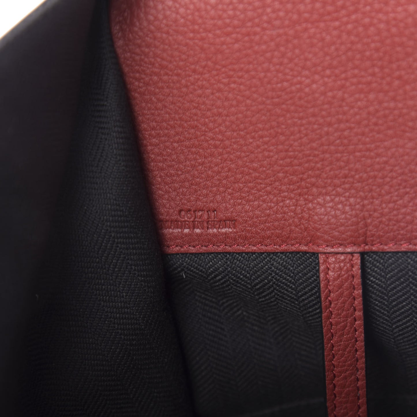 Calfskin Small Hammock Shoulder Bag Dark Red