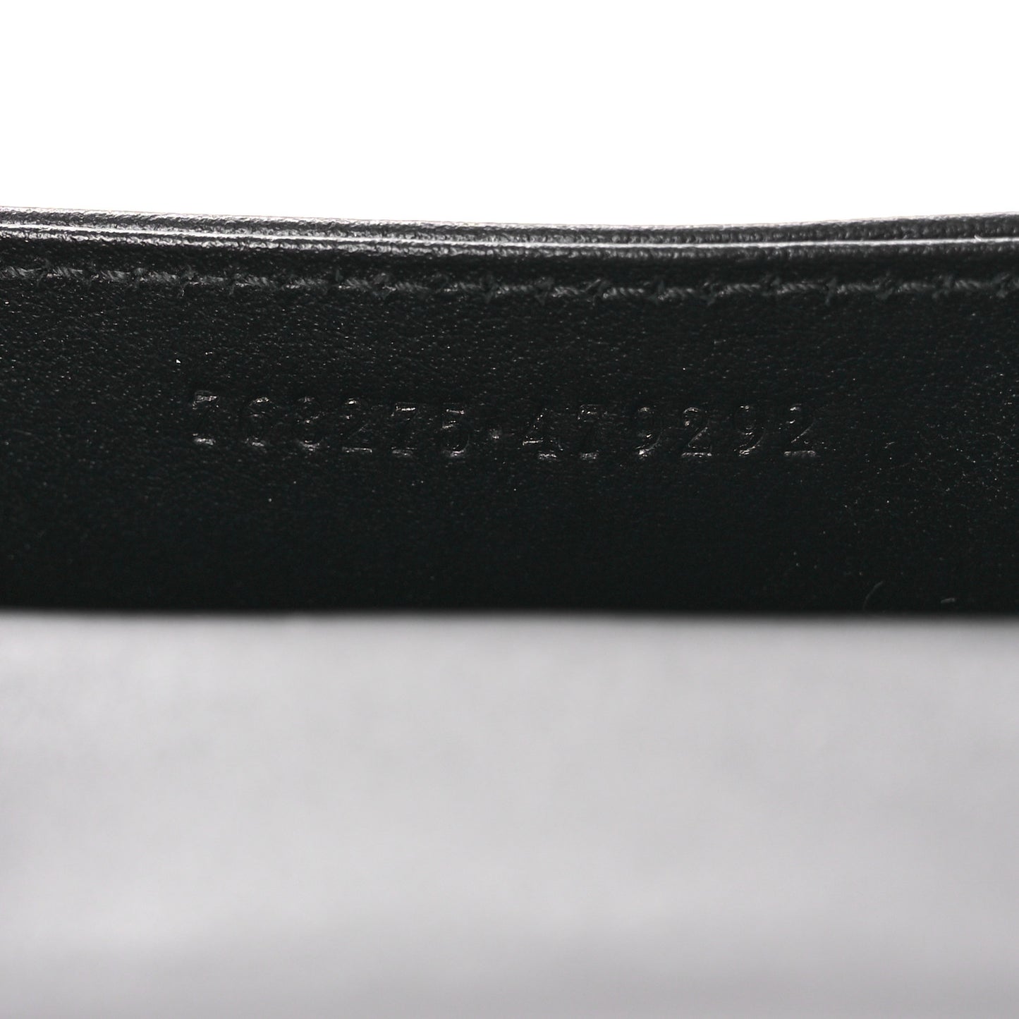 Calfskin Matelasse GG Marmont Key Chain Black