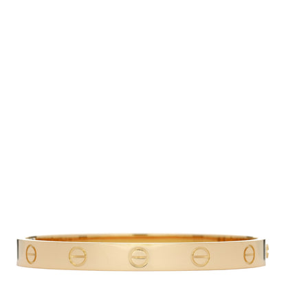 Cartier 18K Yellow Gold LOVE Single Screw Bracelet 16 1 of 9