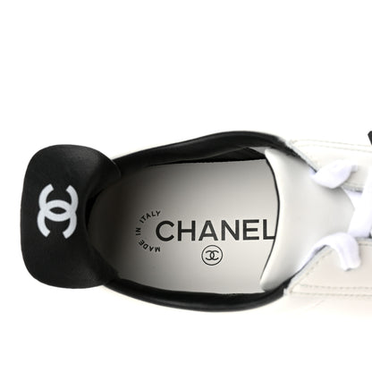 Chanel Calfskin CC Womens Sneakers 38 White 7 of 13
