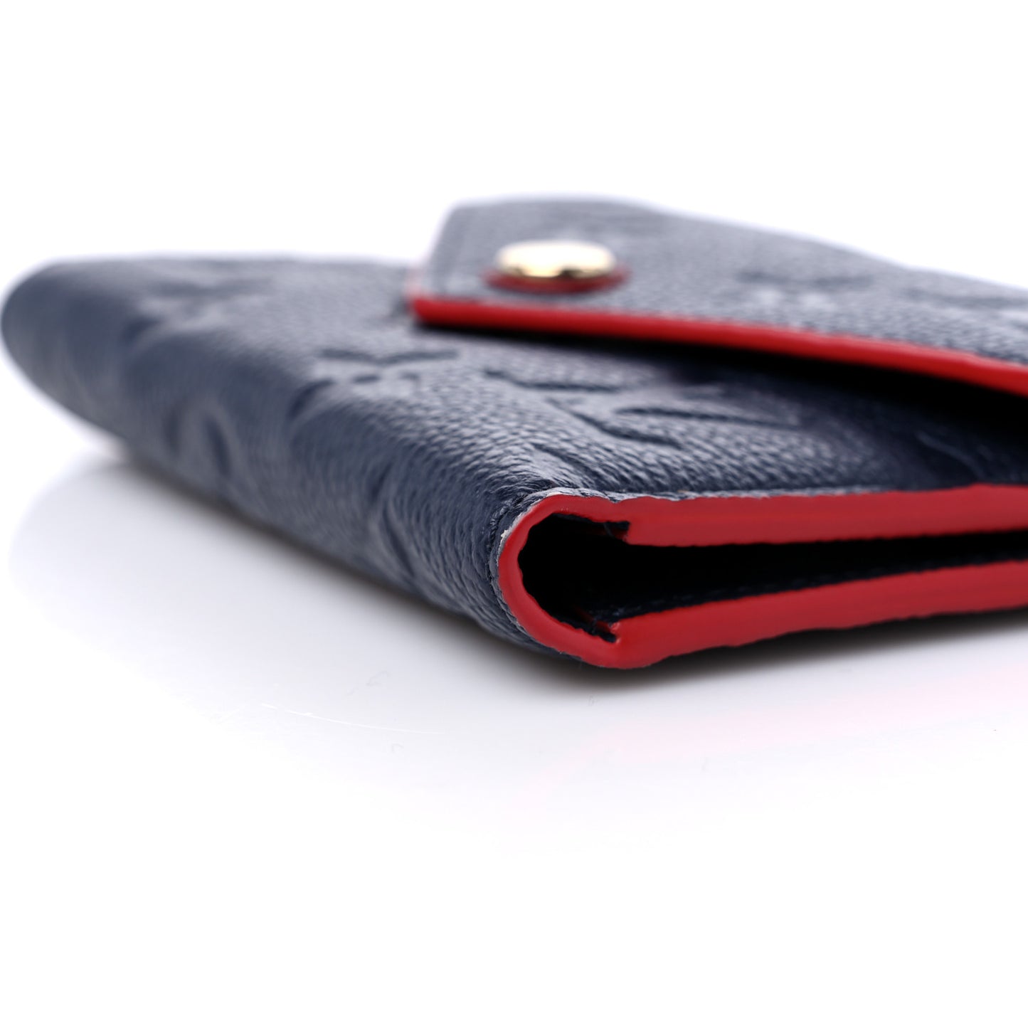 Empreinte Zoe Wallet Marine Rouge