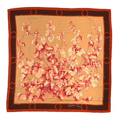 Hermes Cashmere Silk Pampres Shawl 140 2 of 6