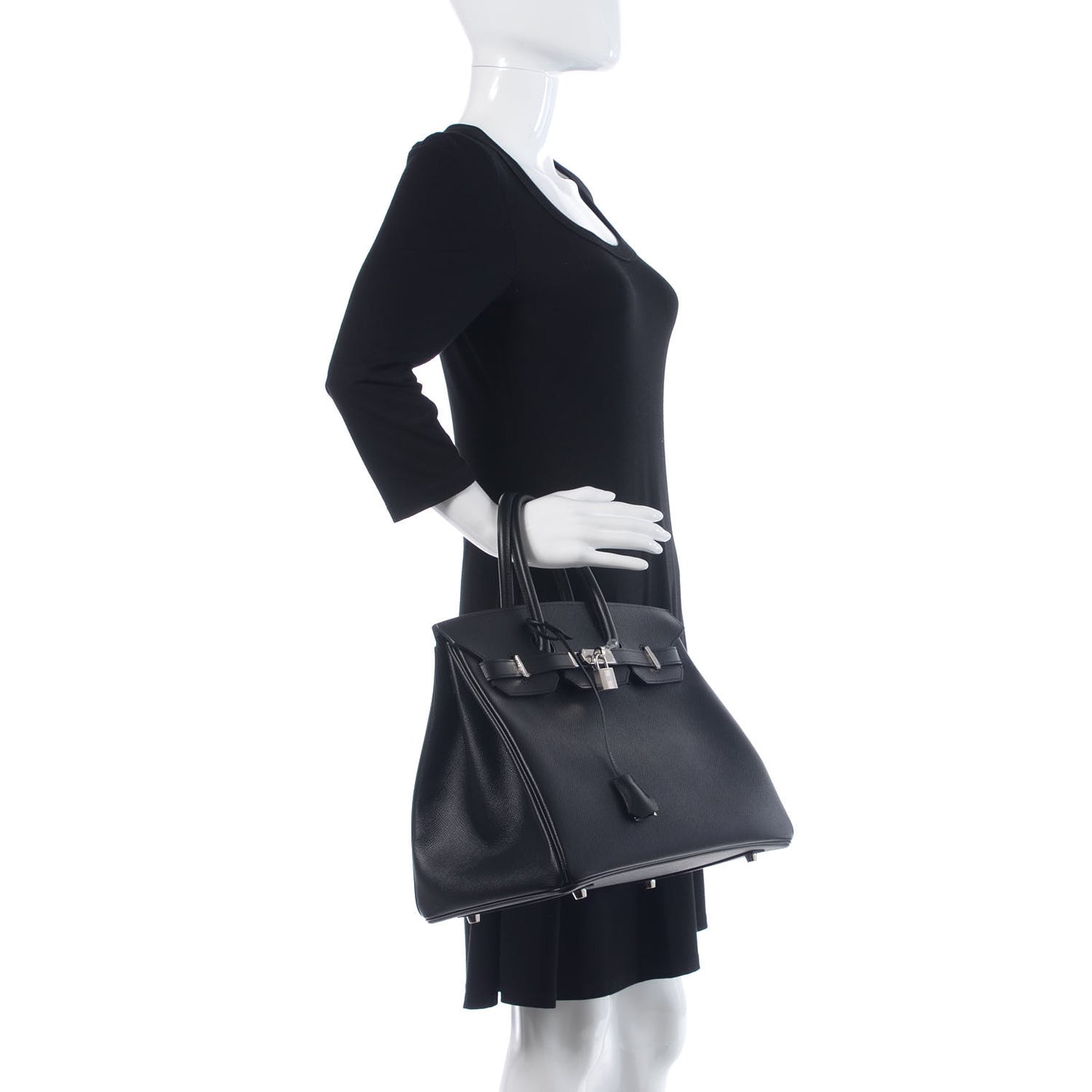 Epsom Birkin 35 Black