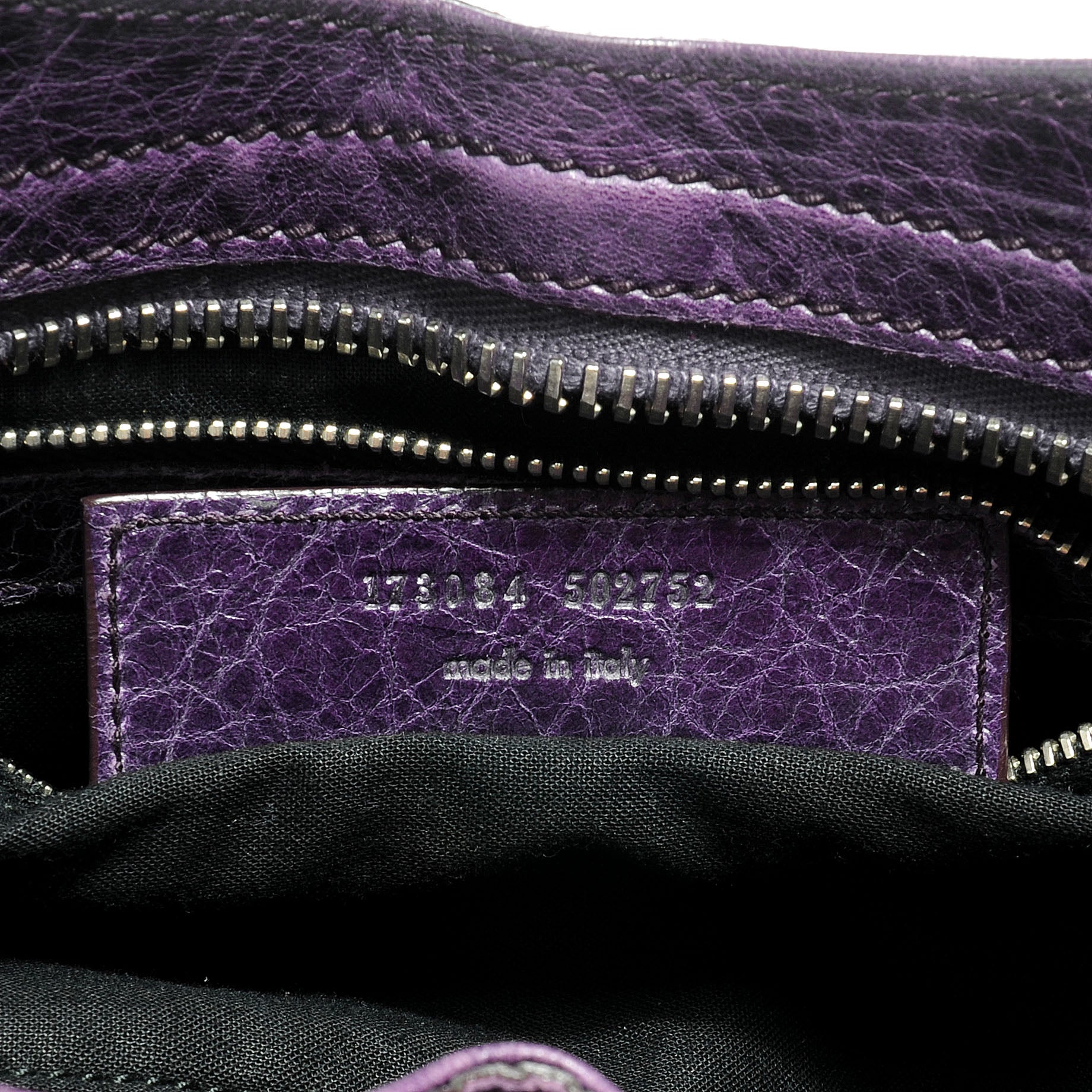 Balenciaga Agneau Giant 21 Silver Hardware City Raisin Purple 6 of 7