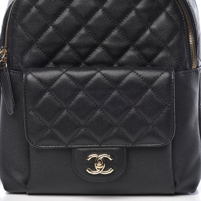 Chanel Caviar Quilted Large CC Day Backpack Black 8 of 10