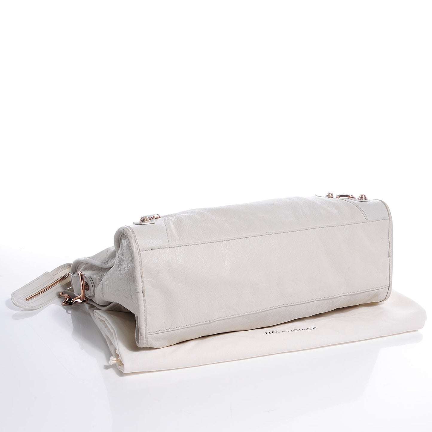 Agneau Giant 12 Rose Gold Hardware City White