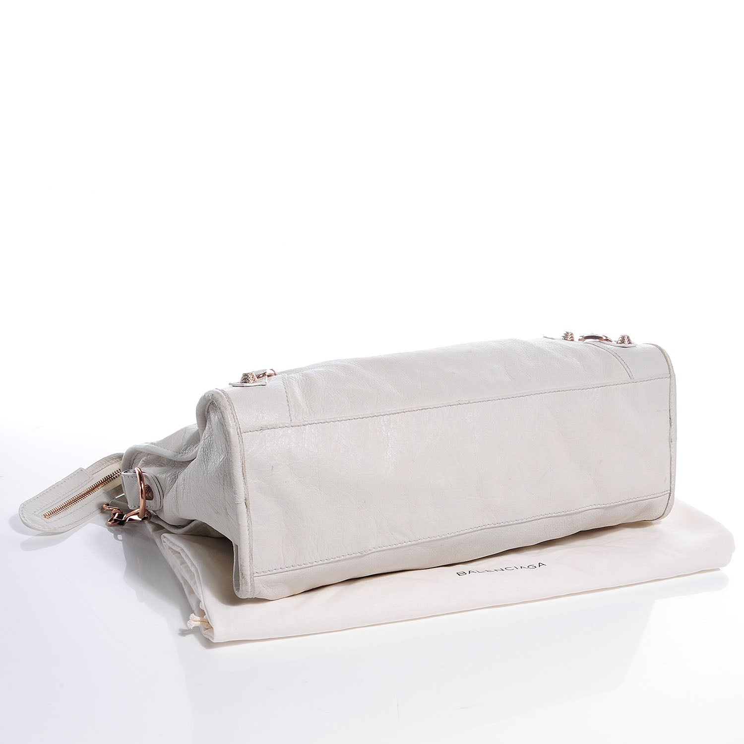 Balenciaga Agneau Giant 12 Rose Gold Hardware City White 4 of 12