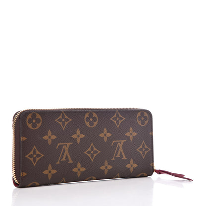 Louis Vuitton Monogram Clemence Wallet Fuchsia 3 of 7