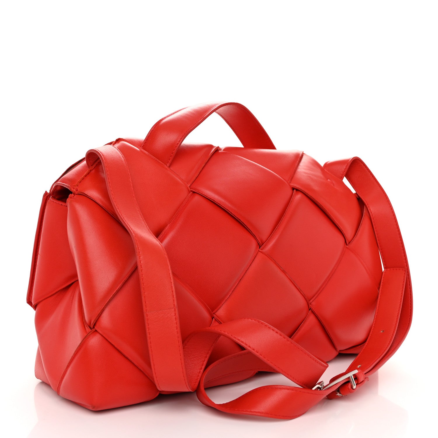Bottega Veneta Nappa Intreccio Padded Top Handle Shoulder Bag Nail Polish 3 of 17