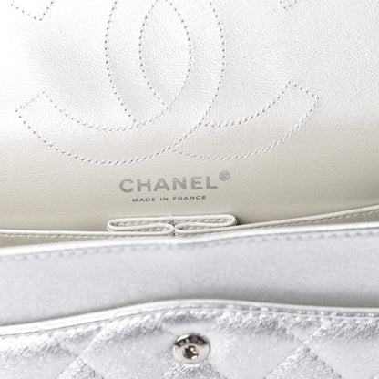 Chanel Metallic Lambskin Quilted 2.55 Reissue 226 Flap Silver 9 of 12