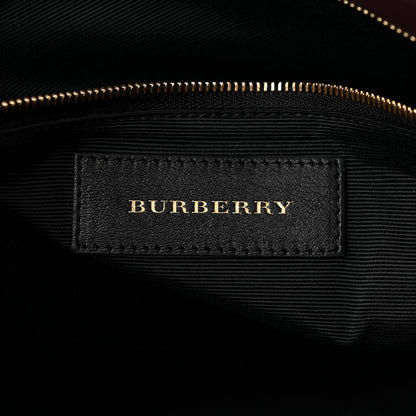 Burberry Heritage Grain Smooth Calfskin Large Clarborough Tote Damson Magenta 6 of 10