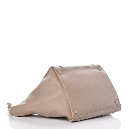 Celine Supple Calfskin Medium Phantom Luggage Beige 4 of 27