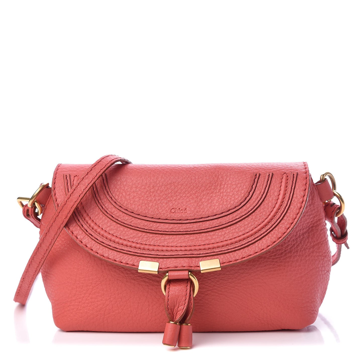 Calfskin Marcie Pochette Crossbody Bag Paradise Pink