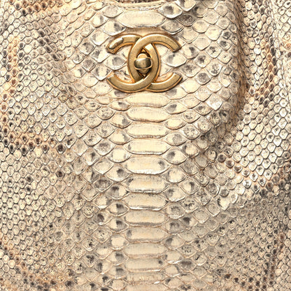 Chanel Snakeskin CC Hobo Beige 8 of 10